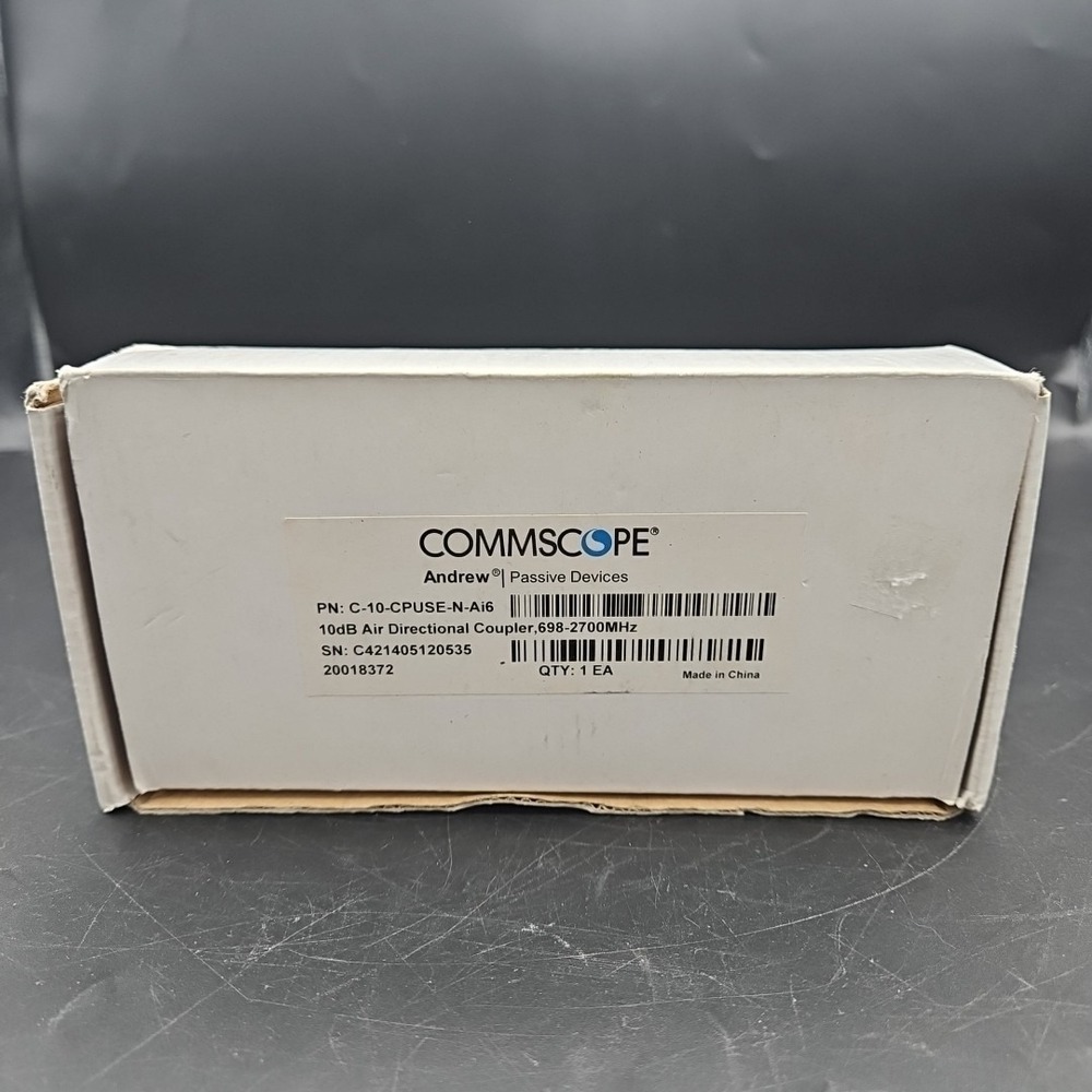 Commscope C-10-CPUSE-N-AI6 10 dB‎ Air Directional Coupler 555–2700 MHz